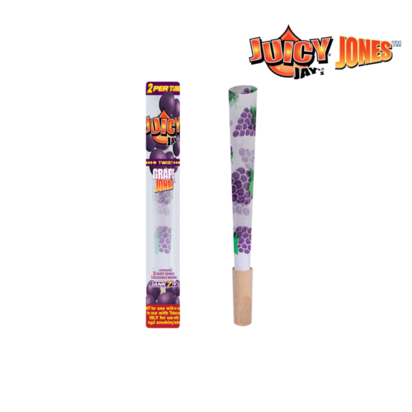 JUICY JAY’S PREROLLED CONE GRAPE JONES The Green Hex